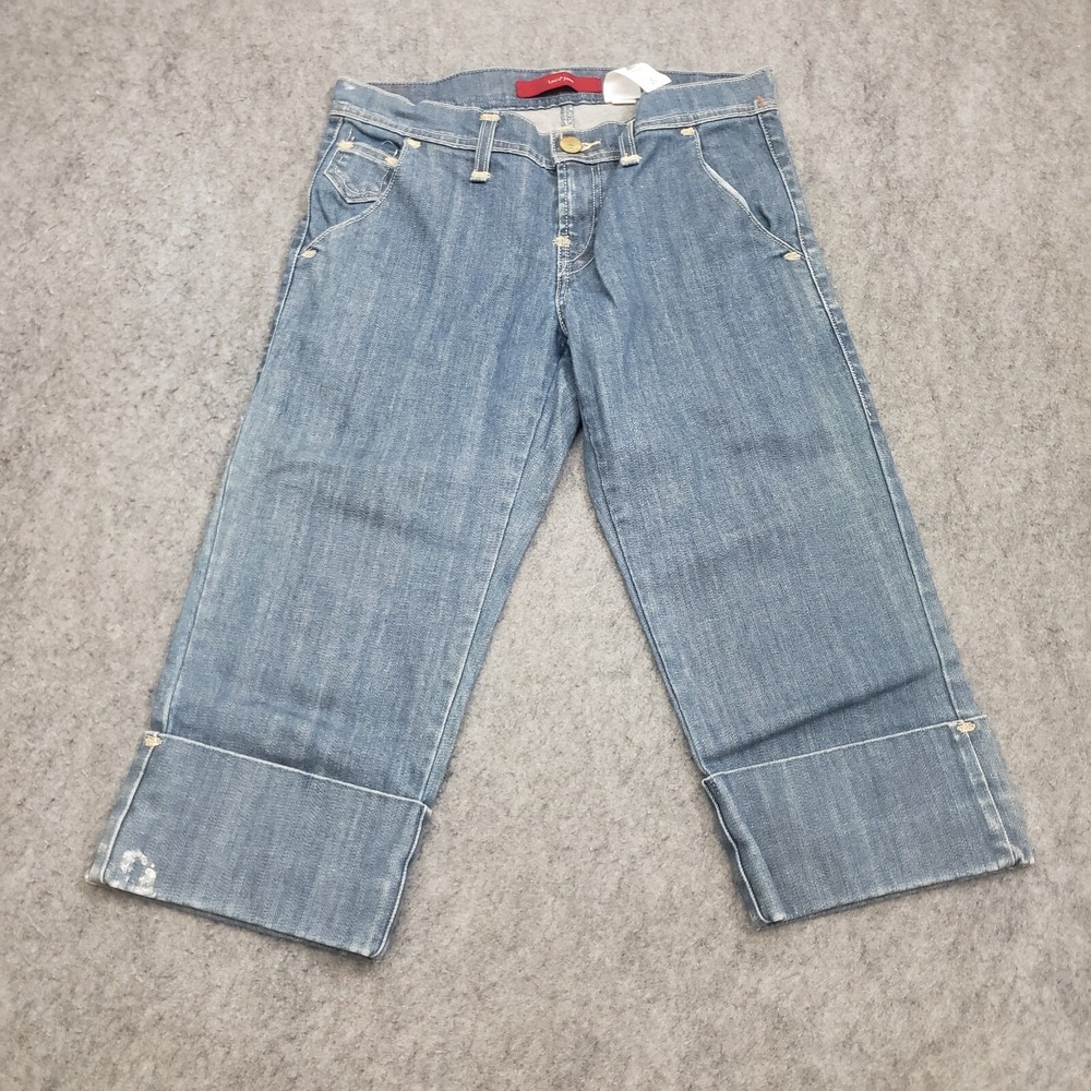 VINTAGE Levis Jeans Womens 4 Blue Denim Cropped Low Rise‎ Pockets Ladies 30x19